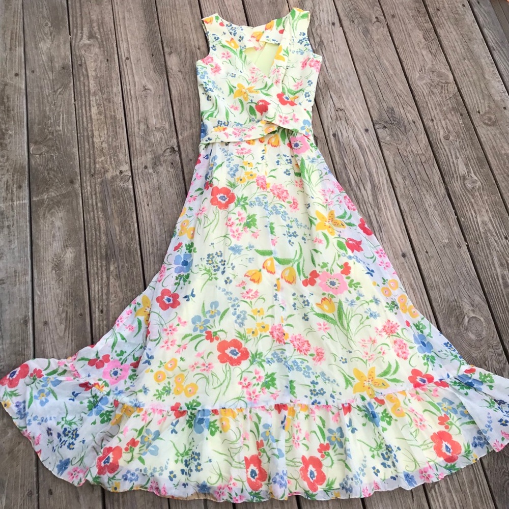 Vintage Floral Dress